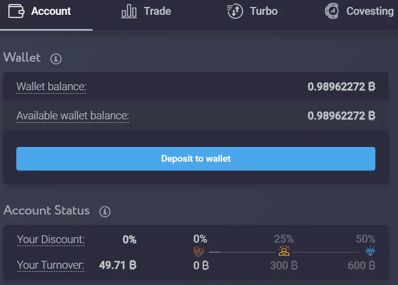 PrimeXBT Review Fund Trading Account Main