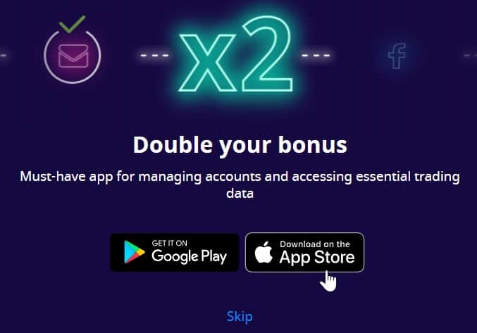 Double your level up bonus