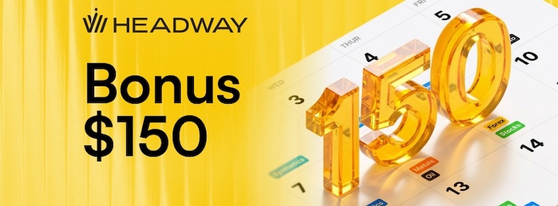 Headway No Deposit Bonus – $150 Trading Bonus