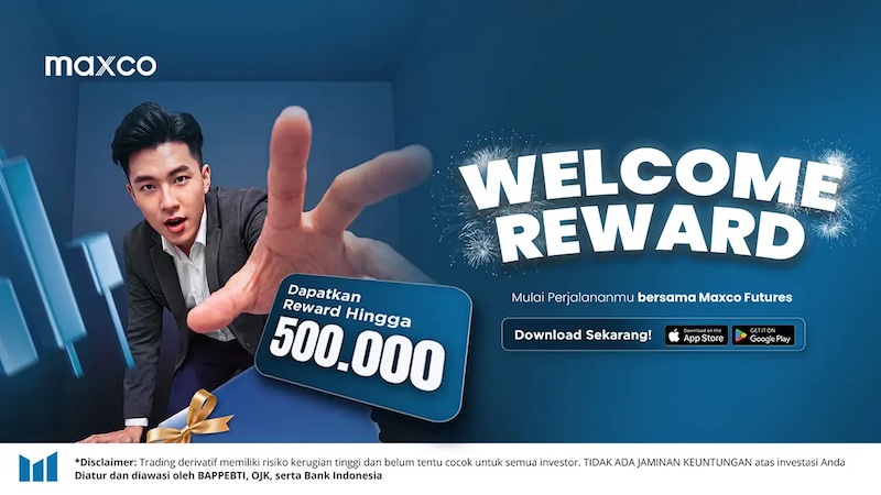 Maxco No Deposit Bonus - Rp500.000 Welcome Bonus