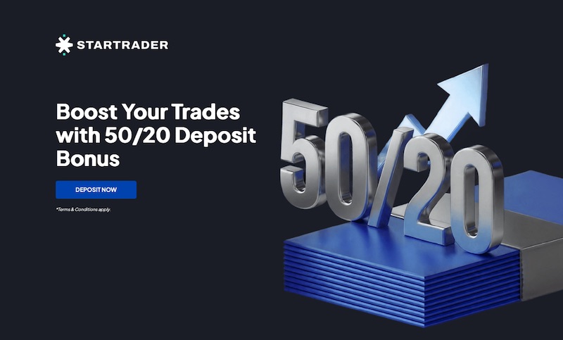 STARTRADER ─ 50% + 20% Bonus