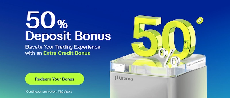 Ultima Markets ─ 50% Deposit Bonus