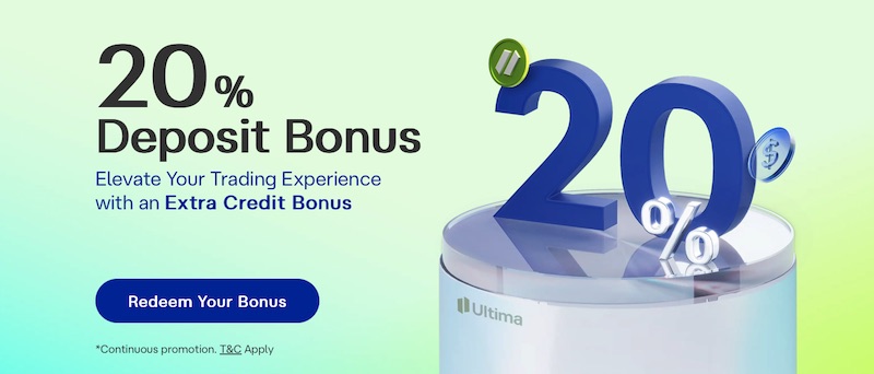 Ultima Markets ─ 20% Deposit Bonus