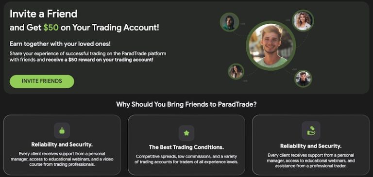 ParadTrade Launches Referral Program: Invite a Friend and Earn $50 on ...