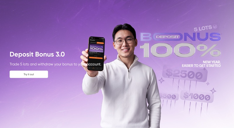 MOTFX ─ 100% Deposit Bonus