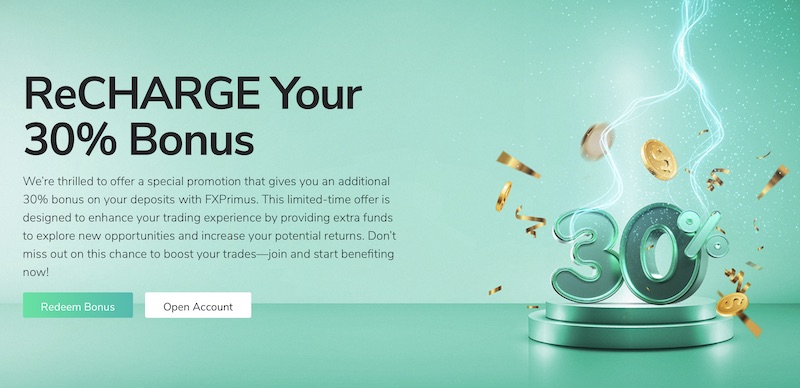 FXPrimus ─ 30% Bonus
