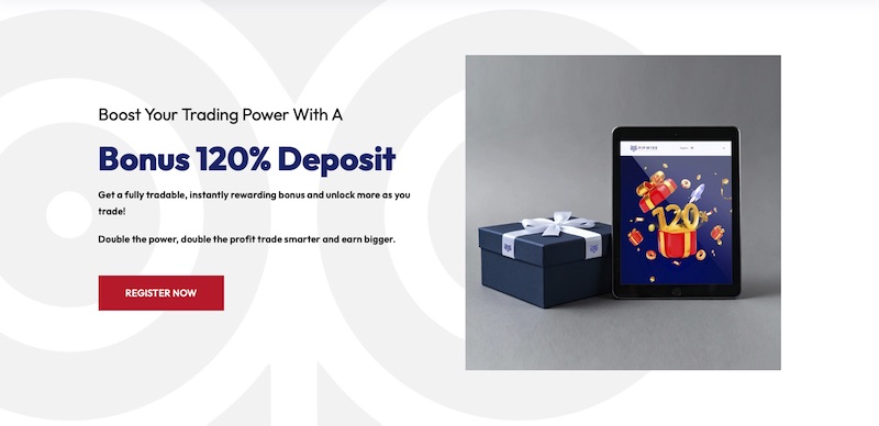 PIPWISE ─ 120% Deposit Bonus