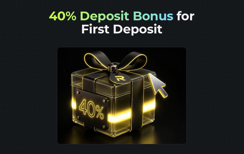 Roco Broker ─ 40% First Deposit Bonus