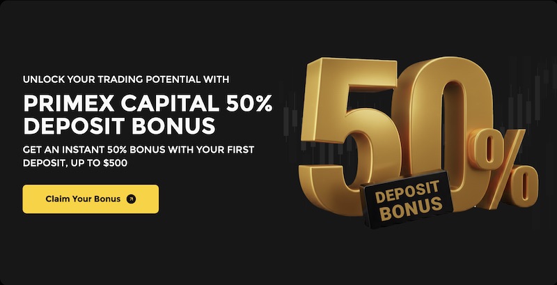 PrimeX Capital ─ 50% Deposit Bonus