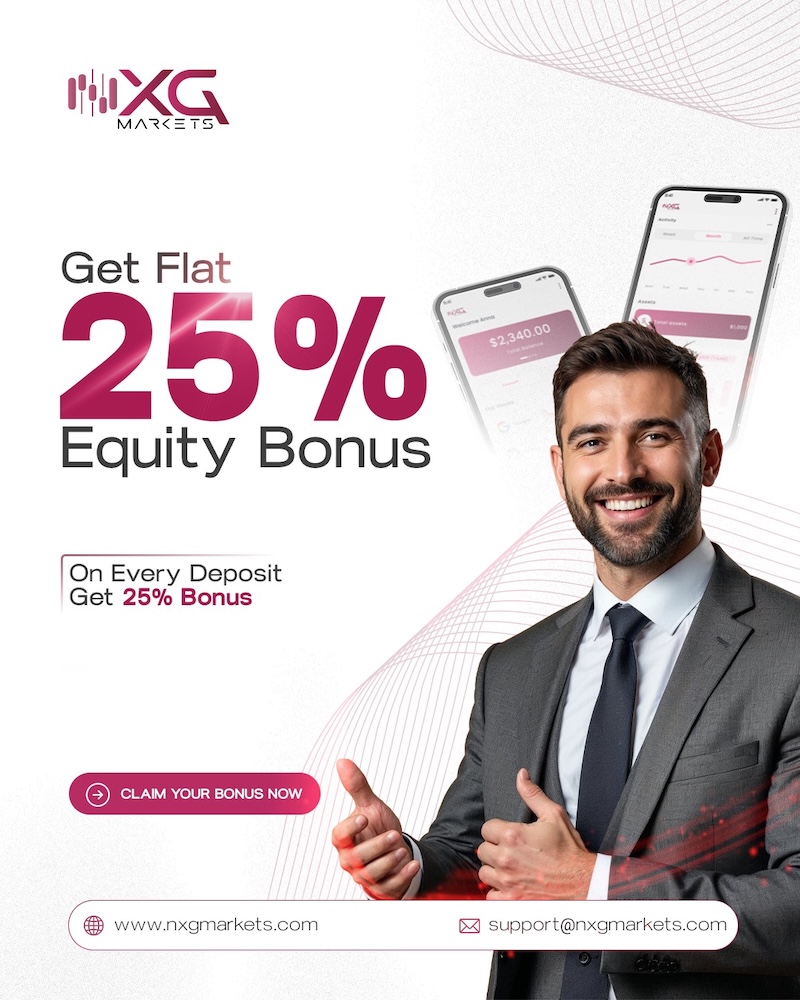 Ongoing 25% Deposit Bonus from NXG Markets Returns with July 31 Deadline—Boost Your Trading Equity Today