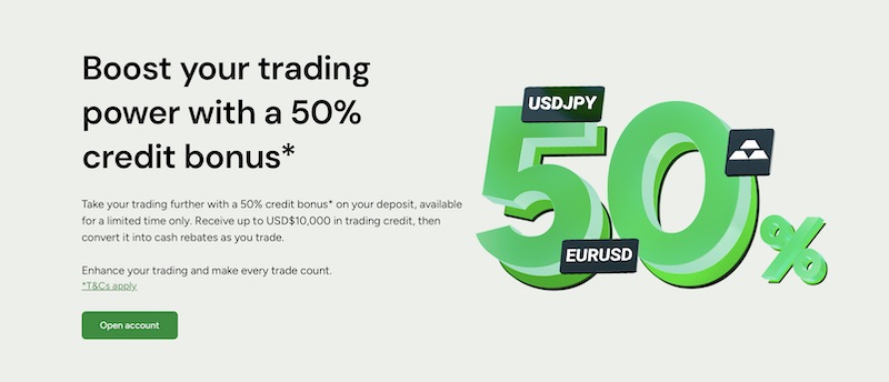 GO Markets ─ 50% Credit Bonus