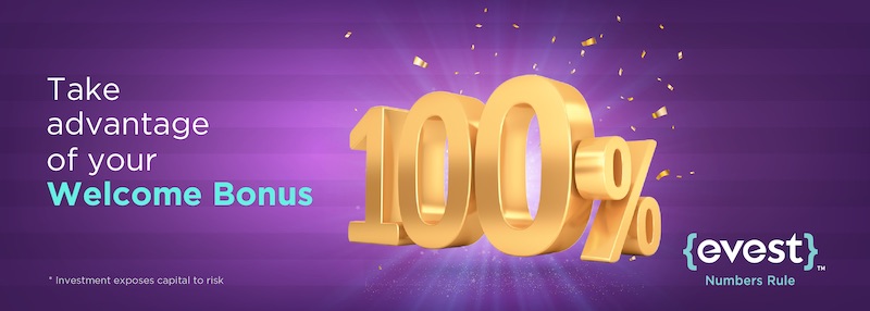 Evest - 100% Deposit Bonus