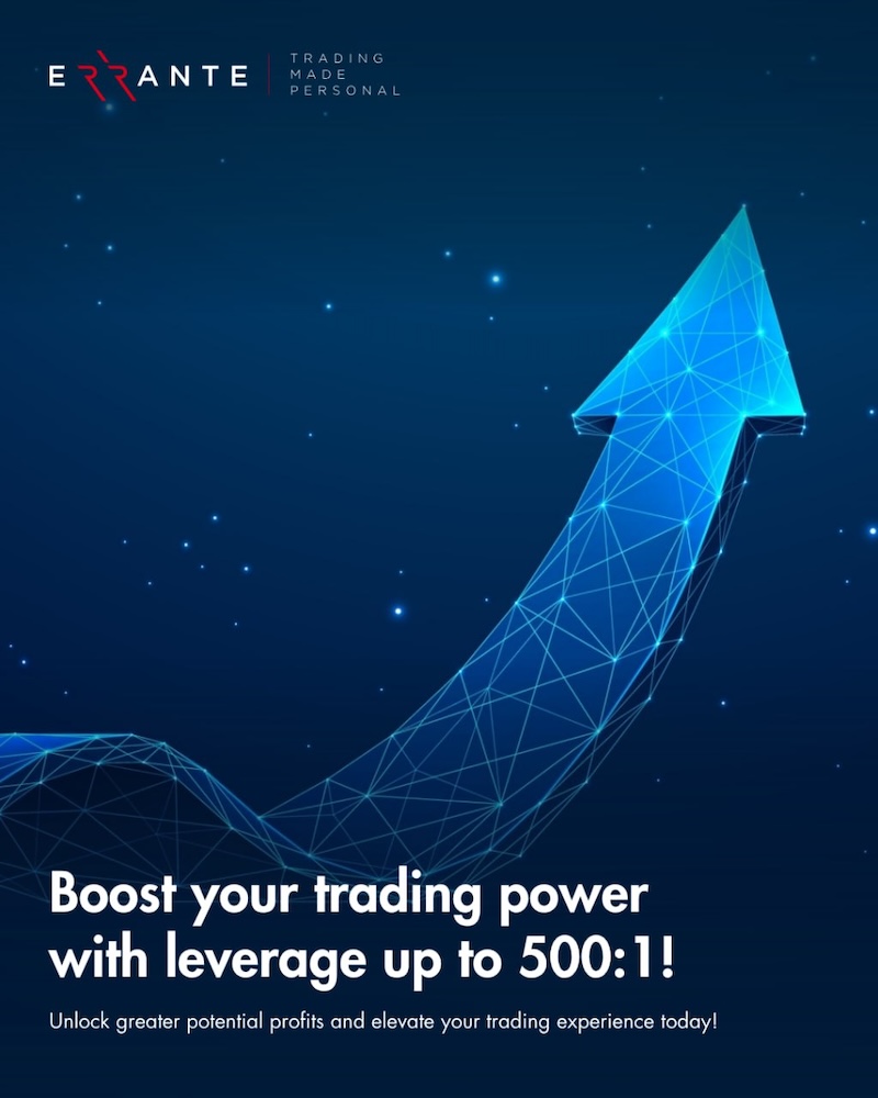 Errante Empowers Traders with New 500:1 Leverage Offer to Maximize Market Potential