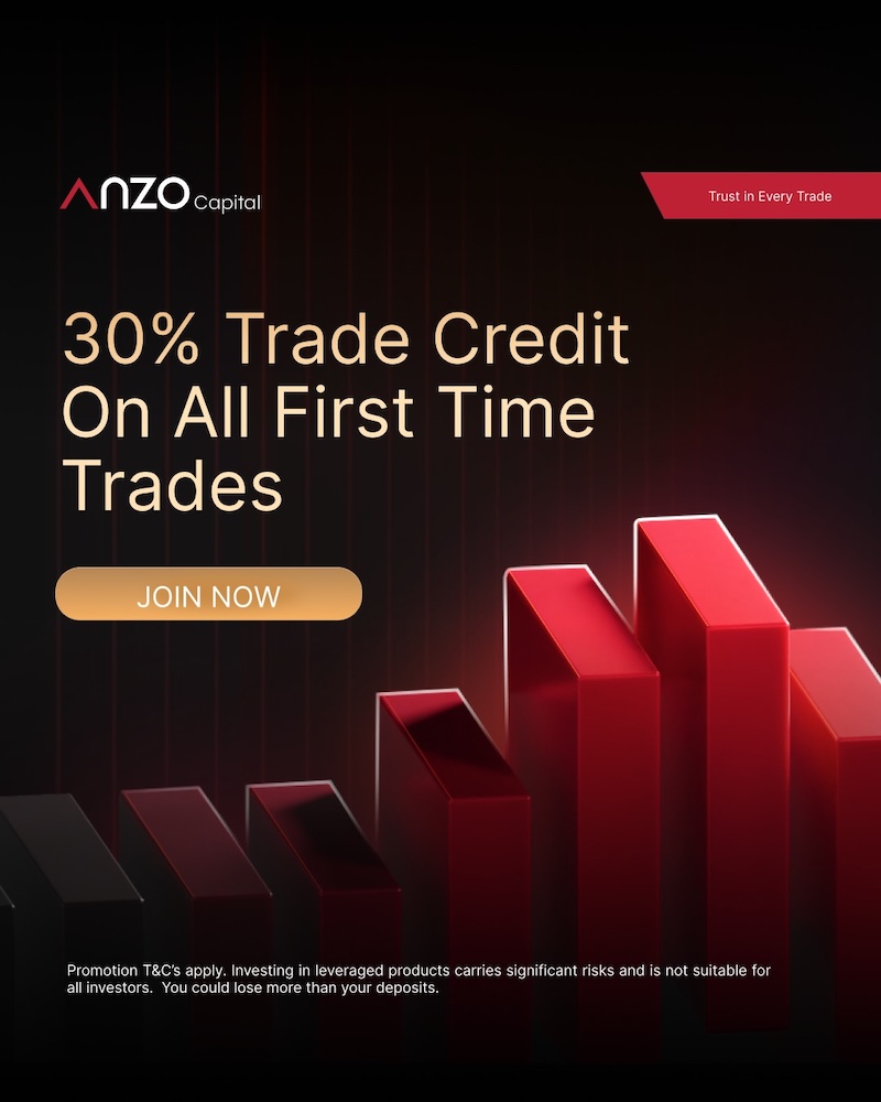Anzo Capital Extends Popular 30% Deposit Bonus — Get Up to $600 in Trade Credit Through November 2025