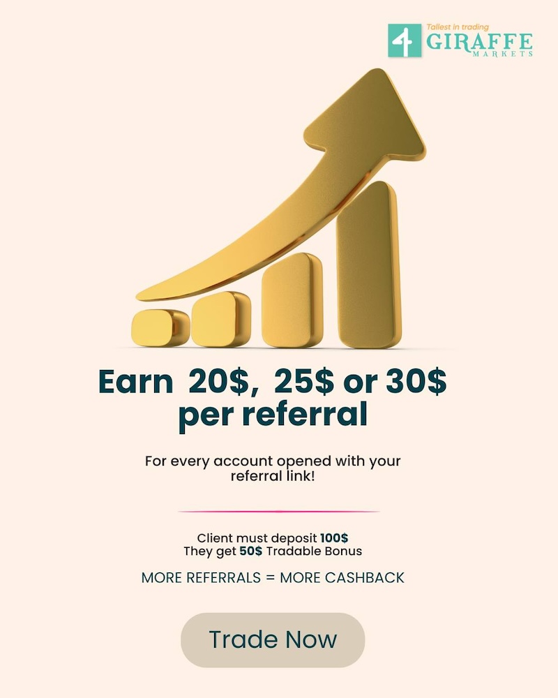 Giraffe Markets Launches Tiered Referral Program: Earn Up to $30 Per Referral Weekly