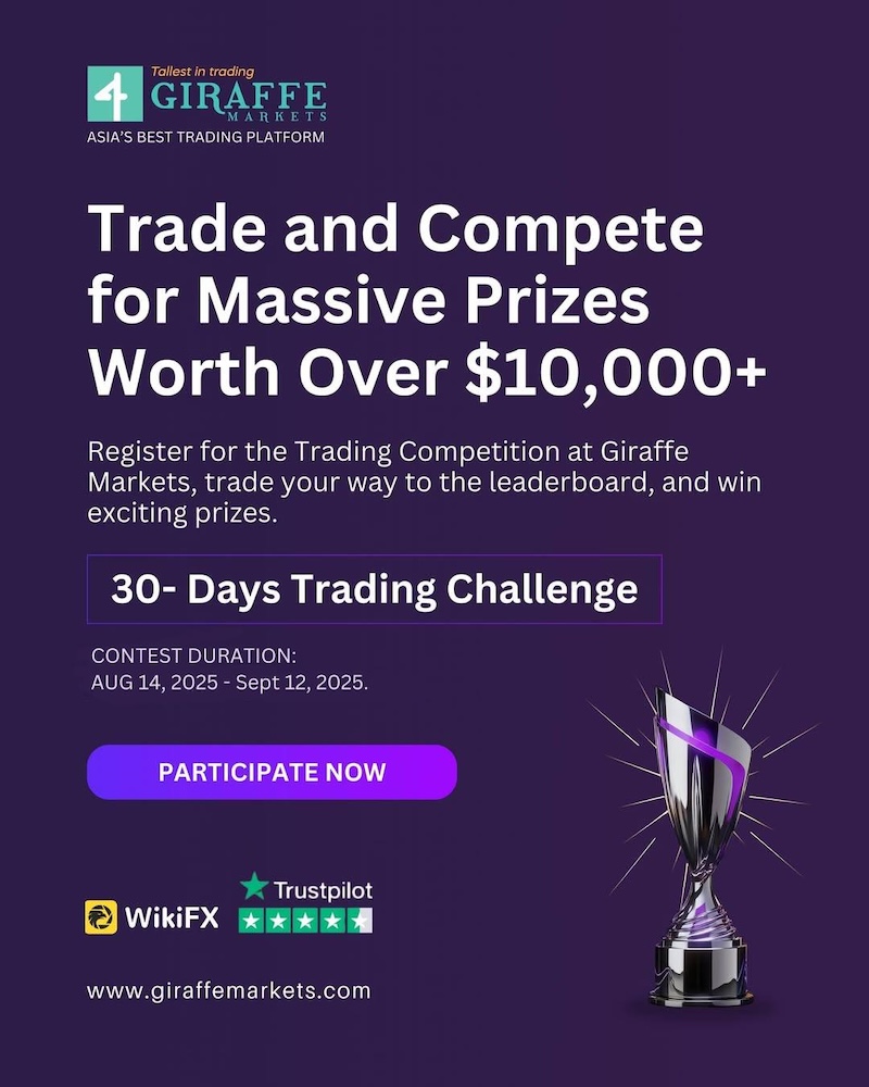 iraffe Markets Launches Exciting August 2025 30-Day Trading Challenge with Over $10,000 in Prizes