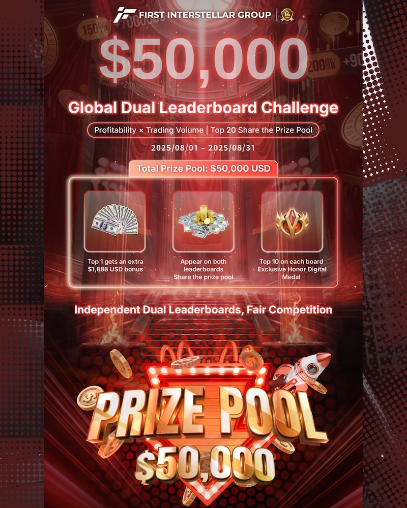 First InterStellar Group(FISG) Announces $50,000 Dual Leaderboard Trading Contest for August 2025