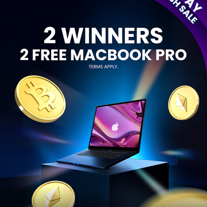 Trade Bitcoin or Ethereum and Win a MacBook Pro: VT Markets Launches Exclusive 5-Day Crypto Giveaway