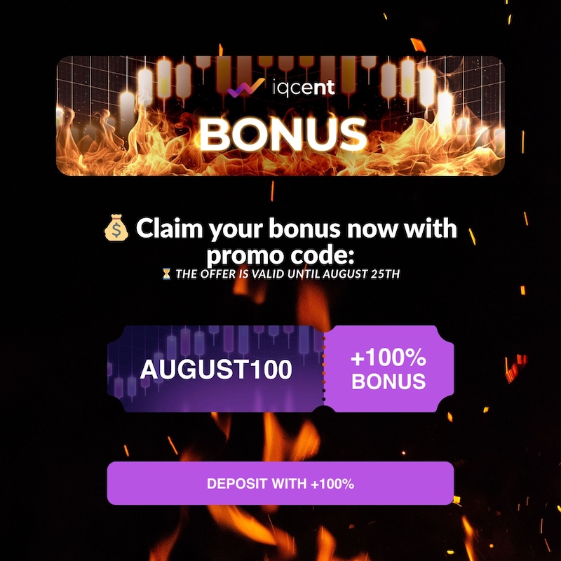 Heat Up Your Trading: IQCent Launches 100% Deposit Bonus for OTC Traders This August