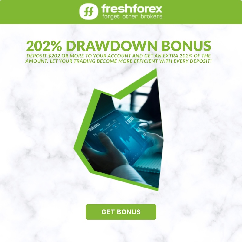 Fresh Forex Launches Powerful +202% Drawdown Bonus on Deposits from $202