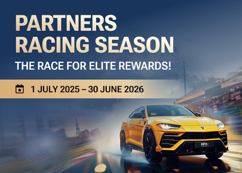 HFM Launches “Partners Racing Season” – Win a Lamborghini, Porsche, BMW, and More by Growing Your Network