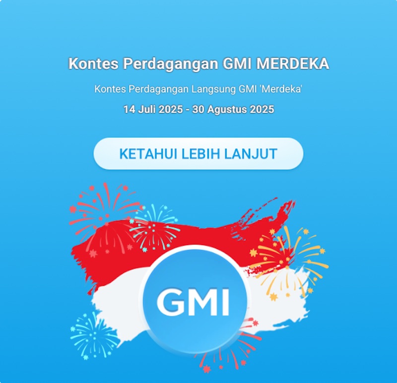 GMI Launches MERDEKA Live Trading Contest with Over $10,000 in Cash Prizes for Indonesian Traders