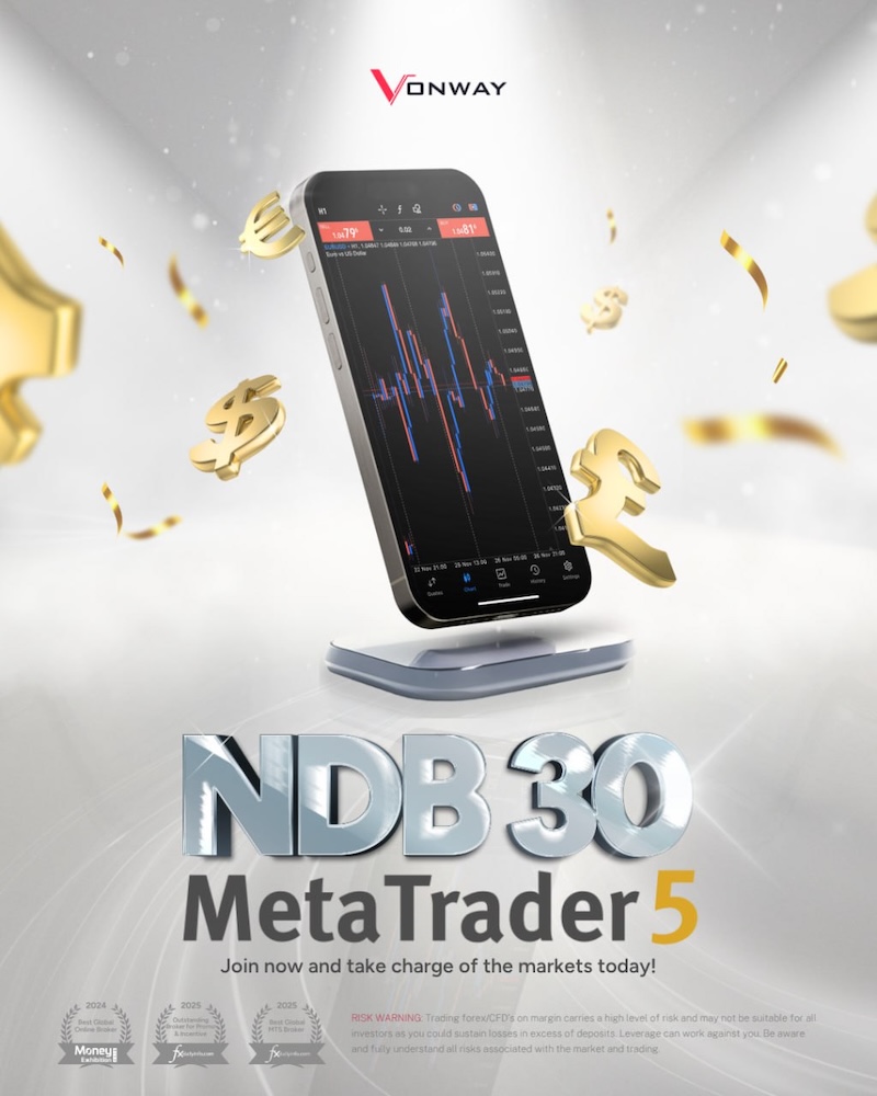 Vonway Empowers Malaysian Traders with $30 No Deposit Bonus on MT5 Platform