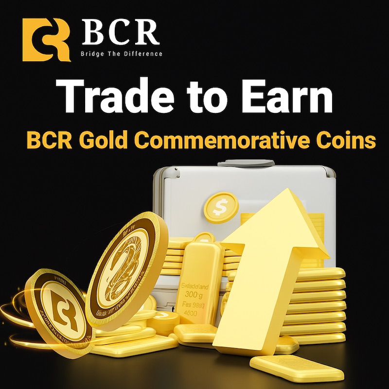 BCR Launches September 2025 “Trade to Earn” Gold Coin Promotion for BVI MT5 Alpha Traders