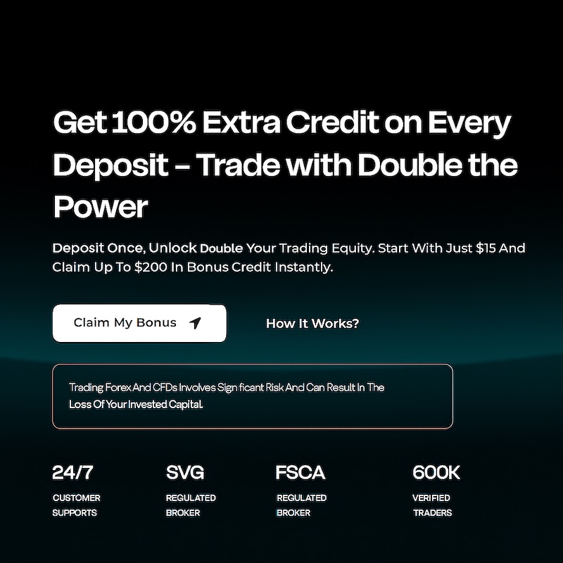 Vestrado Launches 100% Deposit Bonus Campaign — Trade with Double the Power Instantly