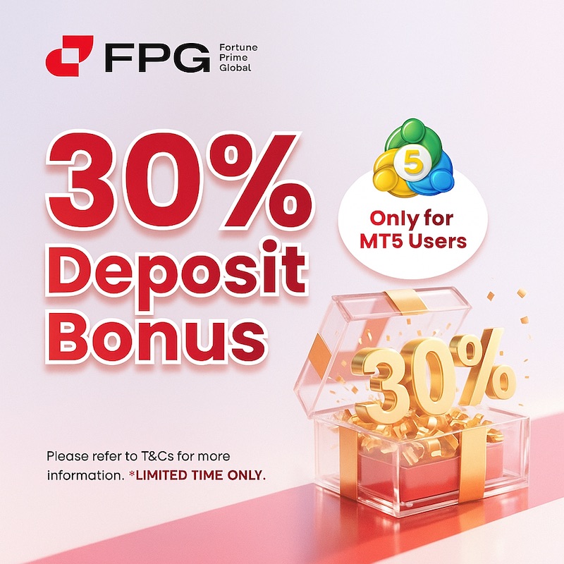 FPG Announces Limited-Time 30% Deposit Bonus for MT5 Clients in Vietnam