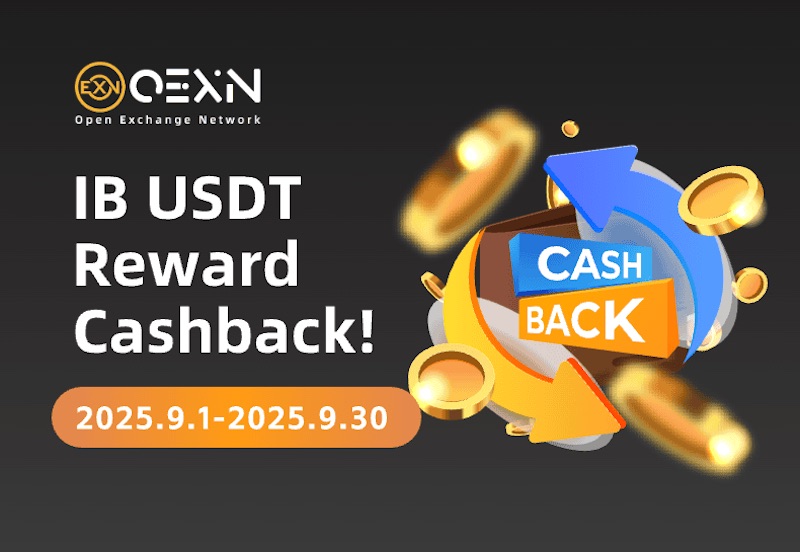 OEXN Launches September 2025 Promotion: Earn Up to $6,888 USDT in IB Cashback Rewards
