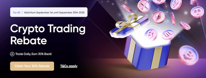 Markets.com Unveils 30% Crypto Trading Spread Rebate This September