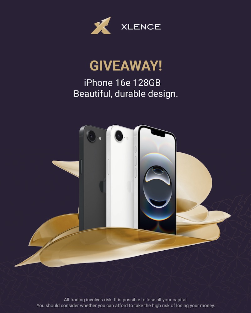 Xlence Launches iPhone 16e Giveaway for Traders — Win Apple’s Newest Device or $600 Cash Equivalent