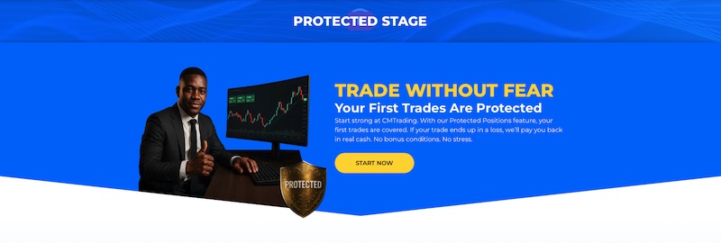 CMTrading Launches “Protected Positions” Feature Allowing Traders to Start Risk-Free