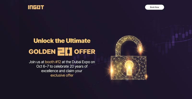 Unlock INGOT Brokers’ Exclusive “Golden 20” Offer at Dubai Expo 2025 – A Celebration of Two Decades of Excellence