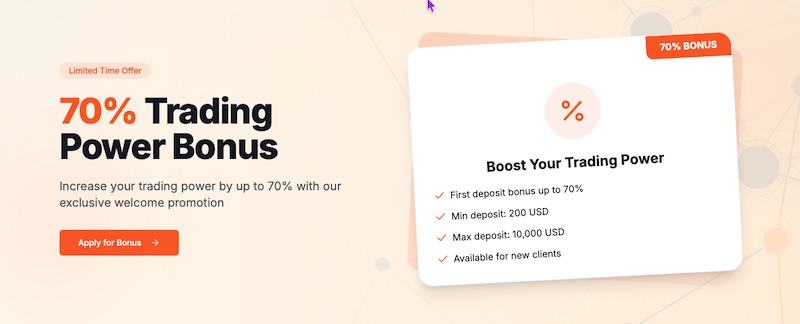 Exo - 70% Deposit Bonus