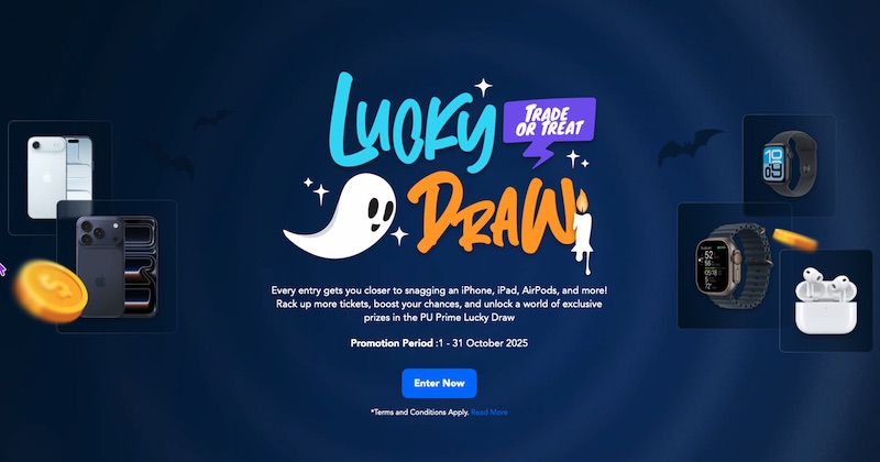 PU Prime Launches Lucky Draw with iPhone 17, iPad, AirPods & Weekly Cash Prizes – Enter Now to Win!
