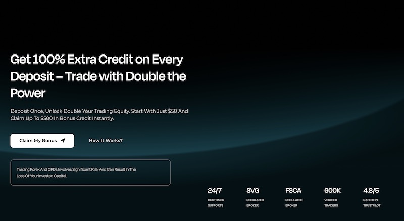 Vestrado ─ 100% Recharge Bonus