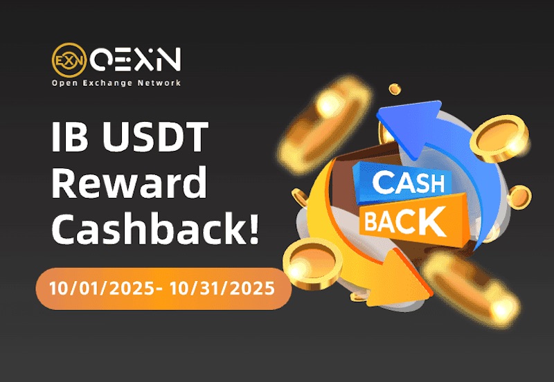 Earn Up to $6,888 in USDT with OEXN’s October IB Cashback Promotion