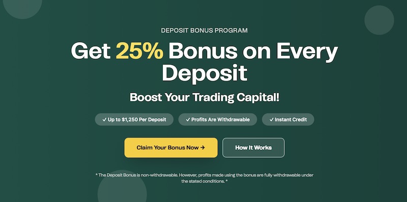 Flexy Markets - 25% Deposit Bonus