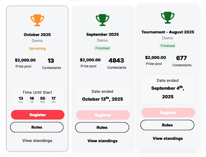 Deriv Announces October 2025 Demo Trading Tournament With a US$2,000 Prize Pool