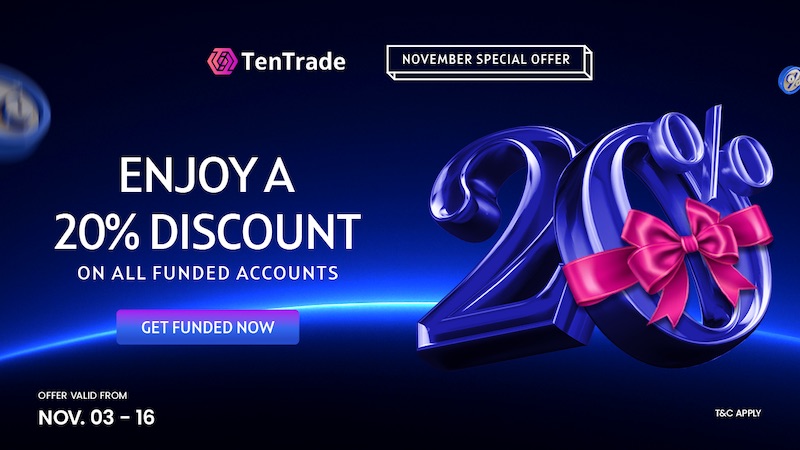 Unlock 20% Off All Funded Trading Accounts – Limited-Time Offer Nov 3–16