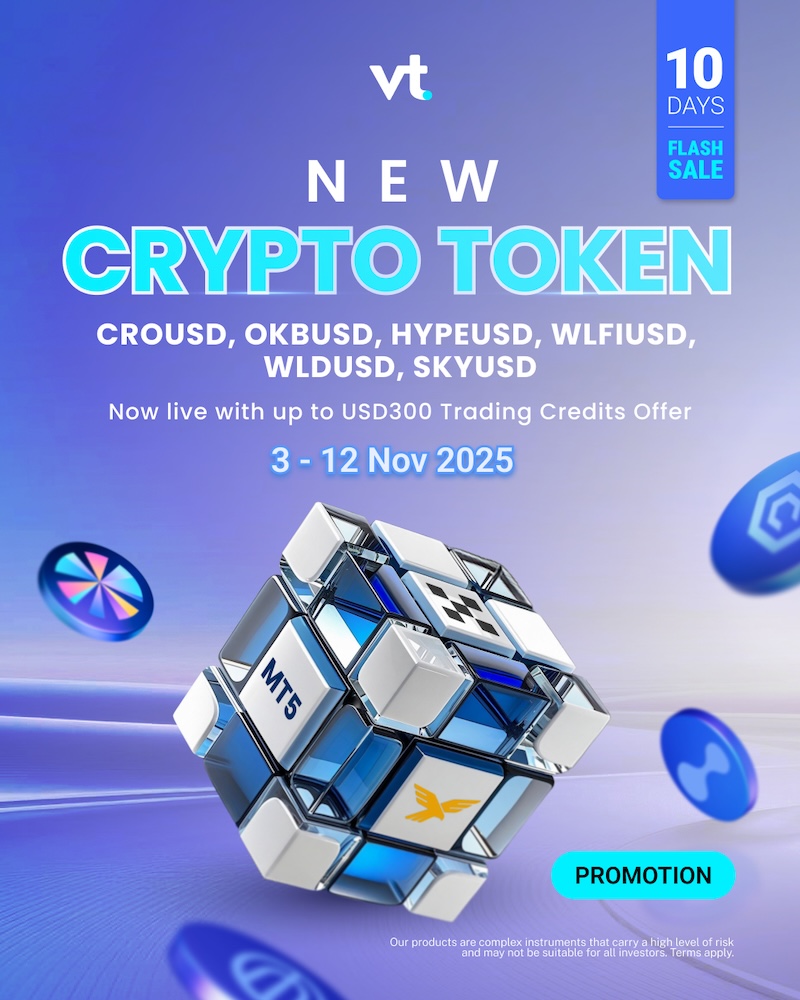 Trade, Earn, and Elevate: VT Markets Launches Exclusive Credits on 6 New Crypto Tokens via MT5