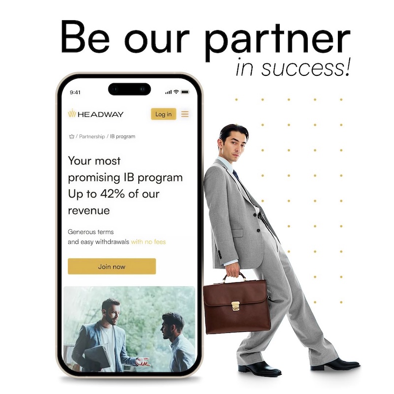 Headway Empowers Traders to Earn More: Launch of the High-Profit Partnership Program with Up to 42% Commission