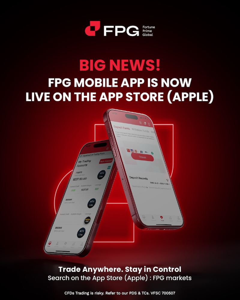 FPG Markets Launches Mobile App on Apple App Store for Seamless Trading