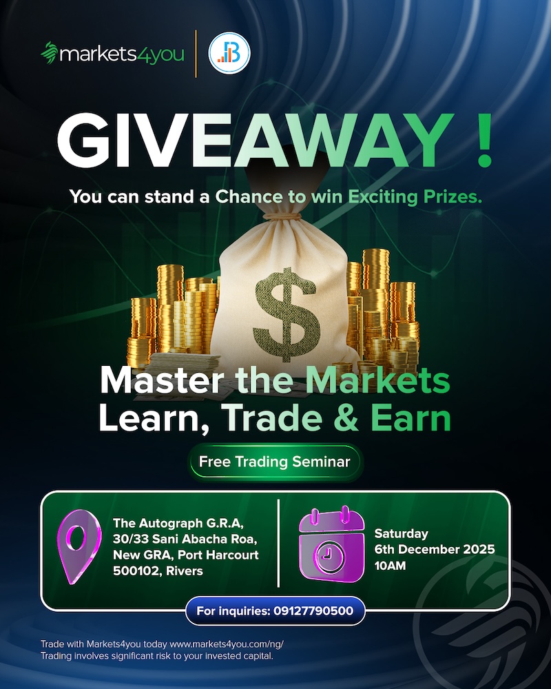 Markets4you Unveils Free Nigeria Mega Seminar in Port Harcourt With Exclusive Raffle Promotion