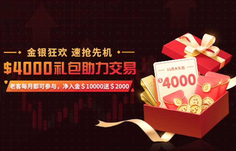 Gold Elephant Launches November Customer Gift: Up to $4,000 Bonus for XAUUSD & XAGUSD Traders