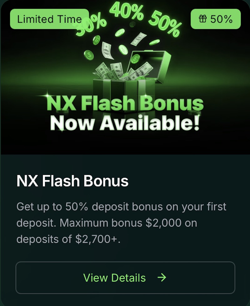 Boost Your Trading Power with FXNX’s 50% First‑Deposit Bonus!