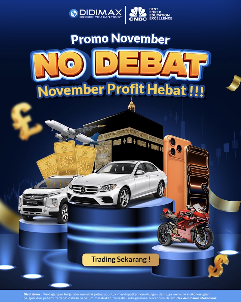 Didimax November Great Profit: Trade to Win Cars, Gold, Gadgets & Umrah Packages!