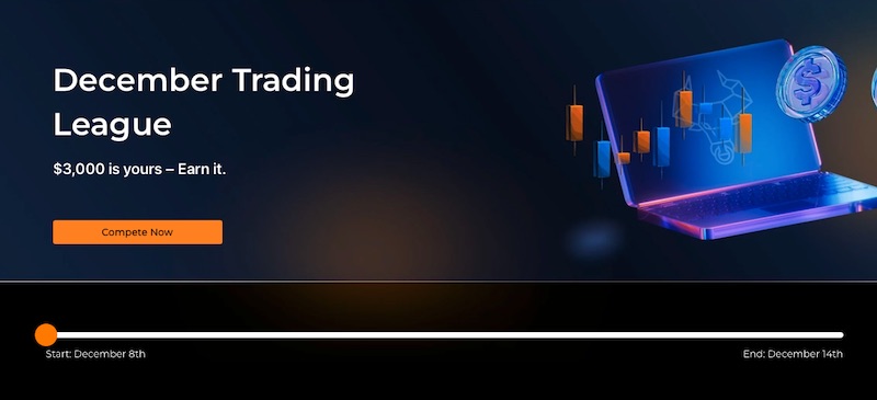 ITB Launches December Trading League with $3,000 Prize Pool for Demo ECN Traders